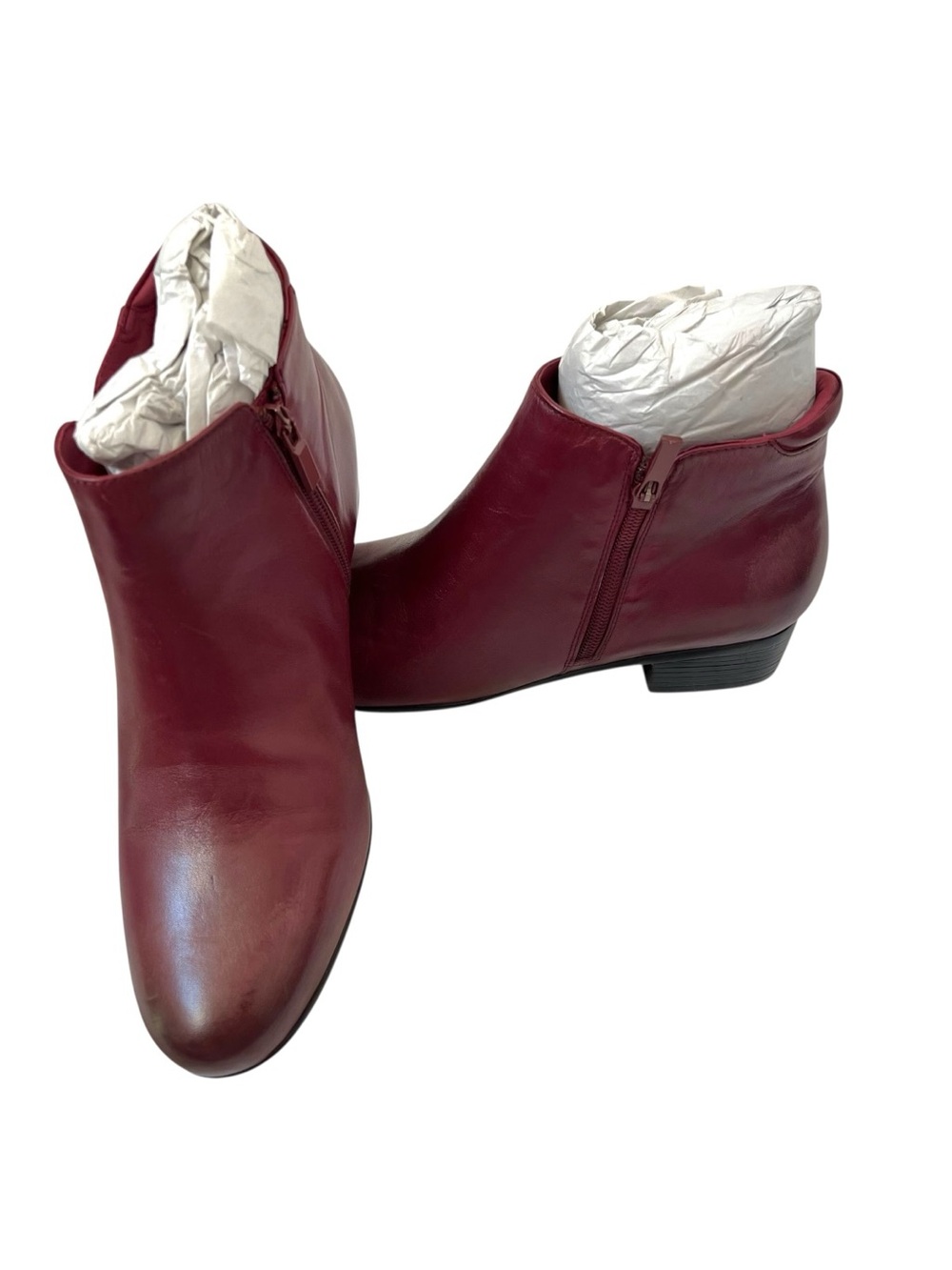 Trotters Major Dark Red Ankle Boot Size 11 Narrow